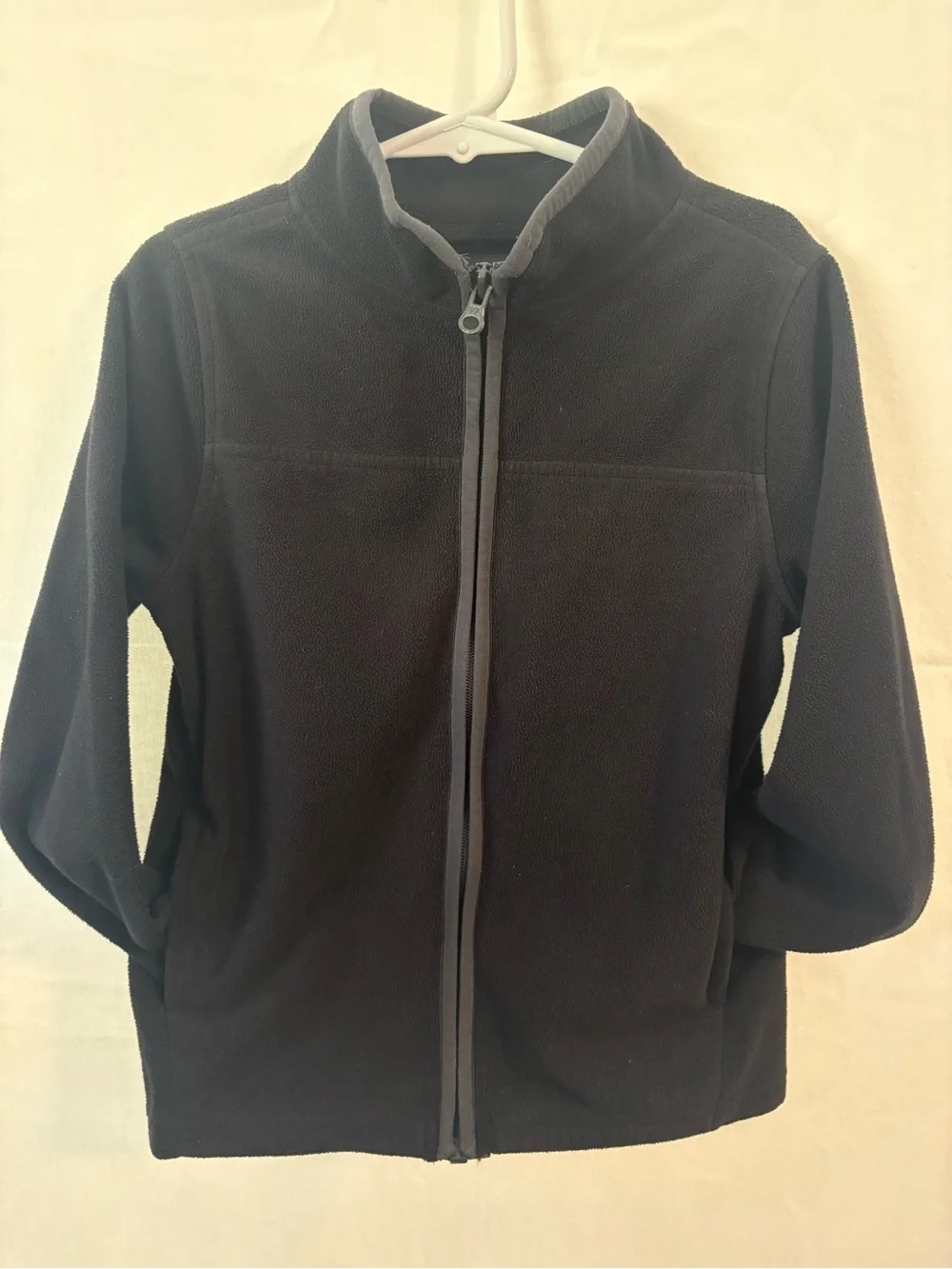 OshKosh B'gosh Black Full-Zip Fleece Jacket